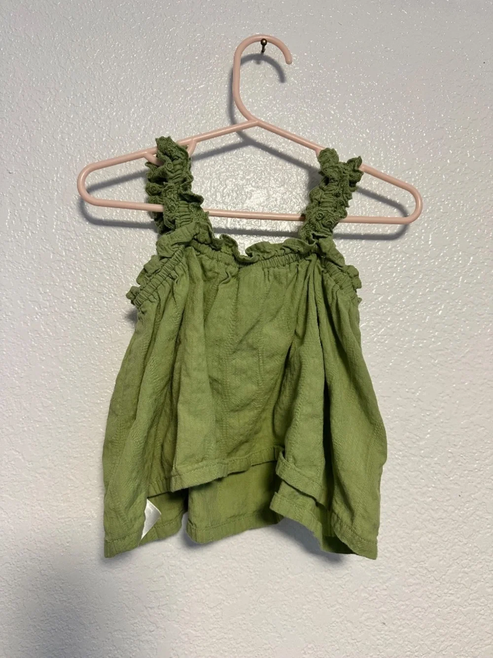 NWOT Sleeveless Textured Seersucker Top for Toddler Girls